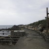 View towards the rock field entrance