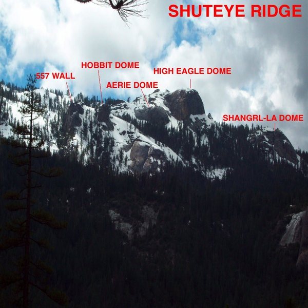 Shuteye Ridge.