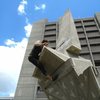 Unknown climber on the roof.