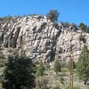 Roadside rock near the Ice Cream Boulders, June Lake Area