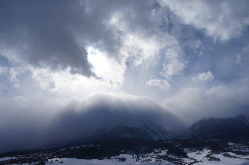 After the storm : Buffalo Mountain.