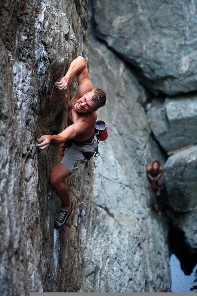 5 min hero .12a. wishing well, middle gorge (wishing well), emeralds. photo: jim thornburg.