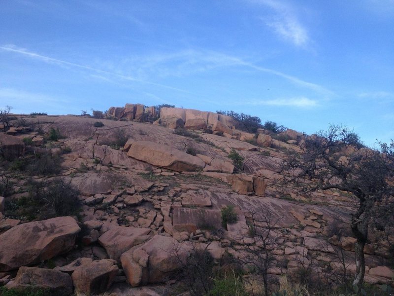 Southwest Face from the loop trail