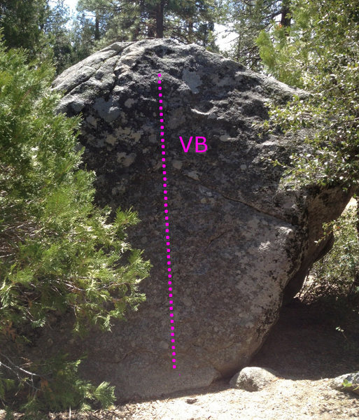 North side of the Manzanita boulder.