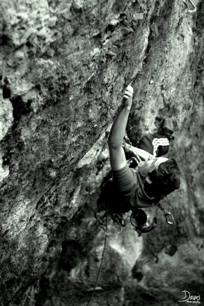 ELIOT ON A CLASSIC 8A+ IN SOUTH WALES