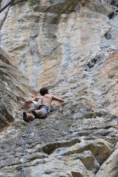 My first Lead. "Dean Spanish Bolts" 5.9