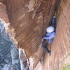 One of the coolest pitches I've ever climbed! Pitch 8