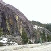 The Cove - right side. Bowman Lake Valley, CA.