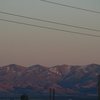 Snow capped Chiricahua's from Hummingbird Ranch Vacation House Feb 2013