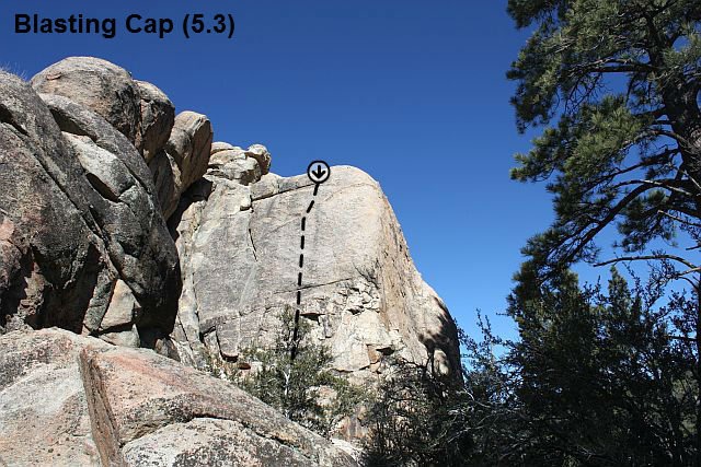 Blasting Cap (5.3), Holcomb Valley Pinnacles