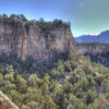 If you look on the bigger rock, on the corner, there is someone climbing with a red hat.  Welcome to Shelf Rd!