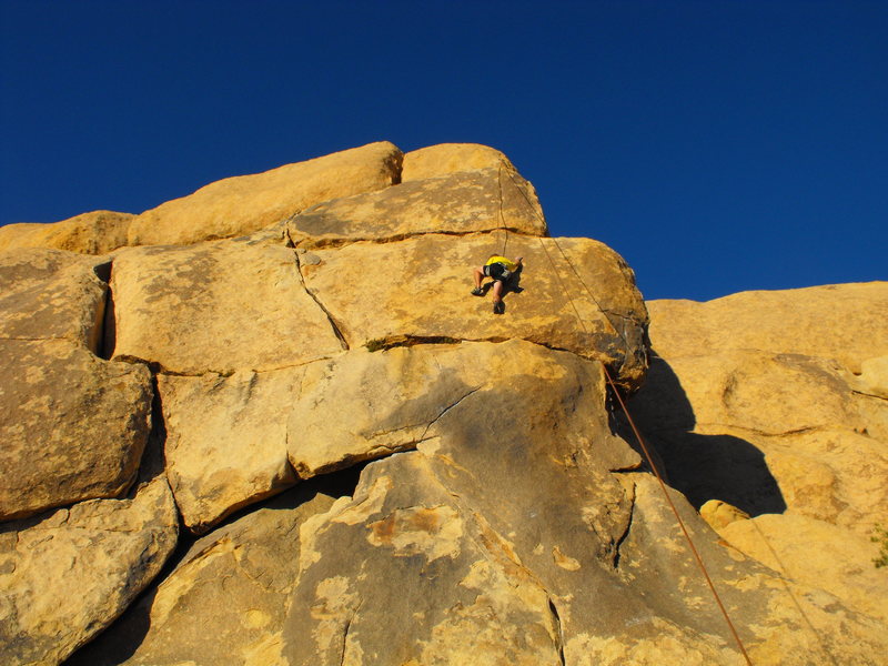 5.11c slab at jtree. one of my favorites