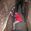 Walking Mexican Down the Hall (V0-), Joshua Tree NP <br>
