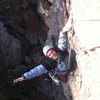 Matt sticking the 1 handed mega-dyno at the top out of Yodeling Moves.  