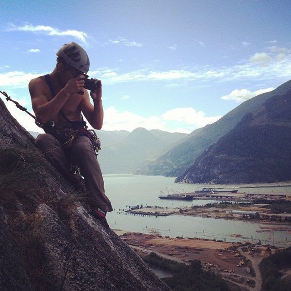 Up on Snake. Squamish, BC