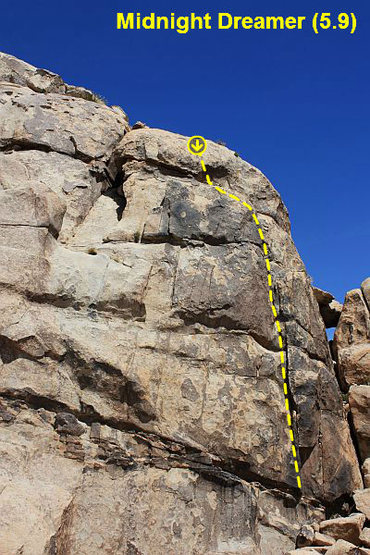 Midnight Dreamer (5.9), Joshua Tree NP