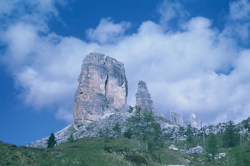 Cinque Torri from east.