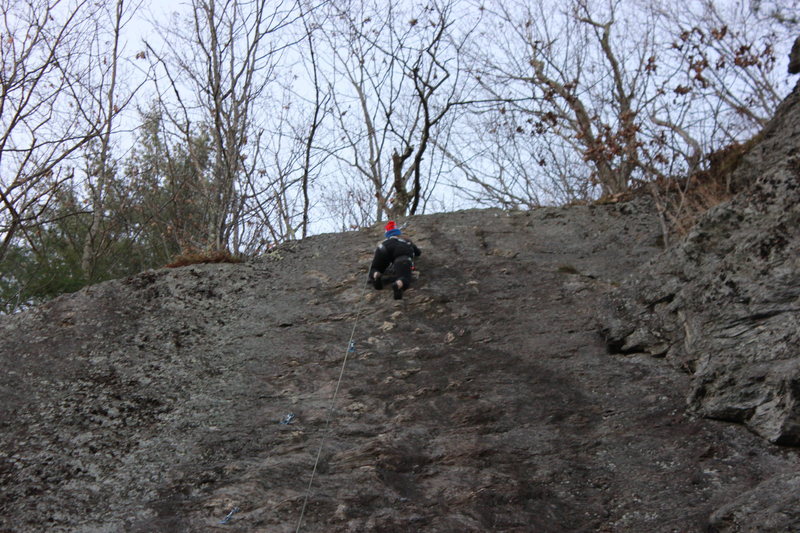 Kristen finishing a TR on Bolt Line - Loving the slab