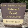 Boulder Basin CG sign, Black Mountain 