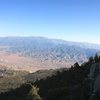 Looking from Grandview Point on Black Mountain, San Gorgonio Mountain 
