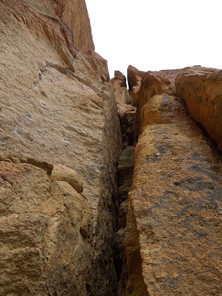 Looking up from the base