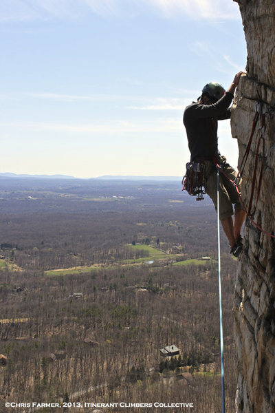 Me on Bonnie's Roof in the Gunks.