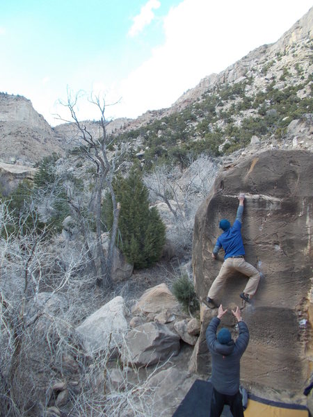 Said sticks the crux move of Gatorade.