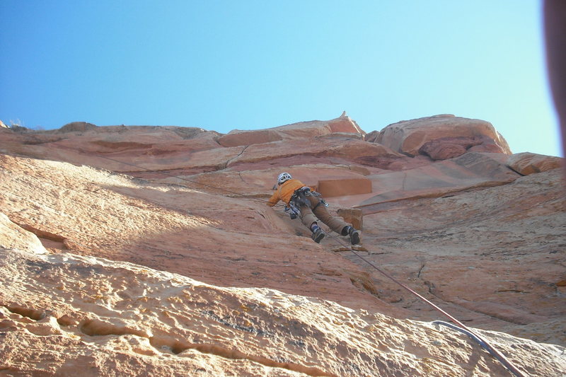 Doing work on the 6th pitch headwall