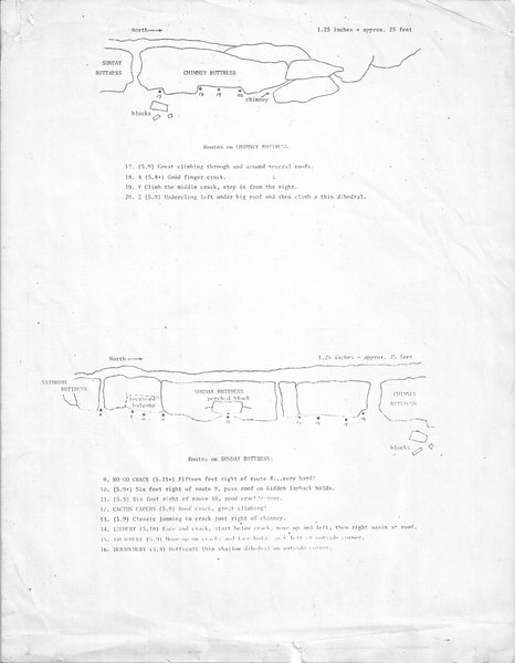 First Blue Mounds route guide - page 2, circa 1975