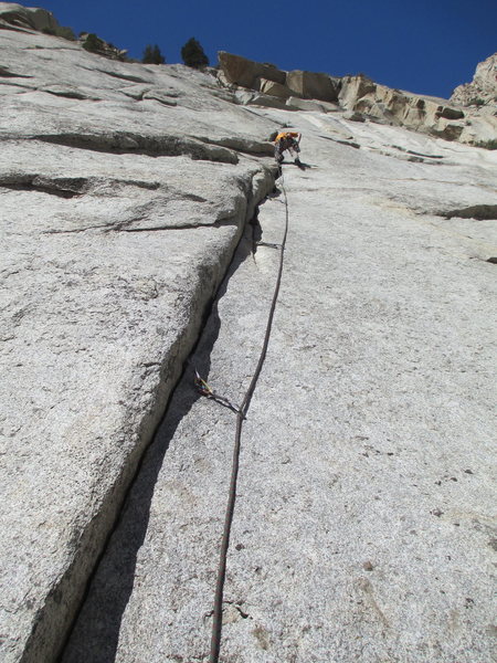 Looking up pitch 1 