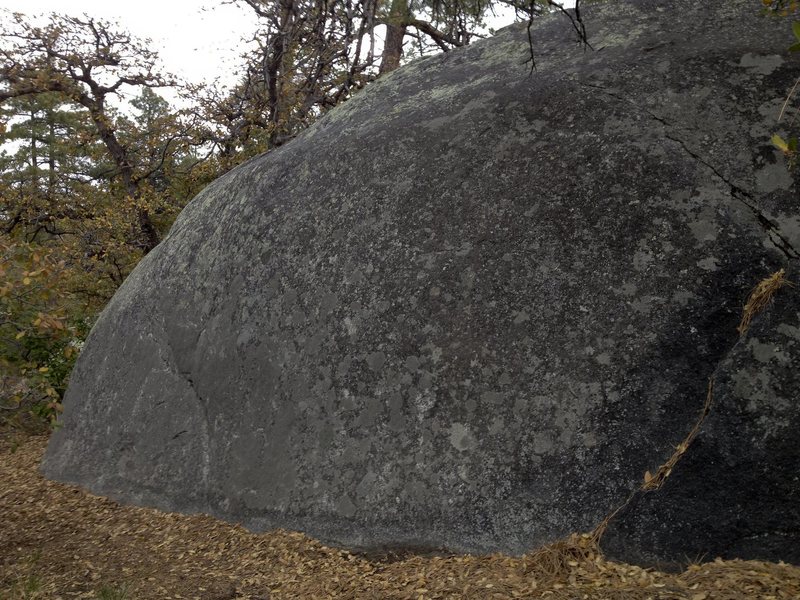 The mini-slab boulder. 