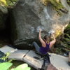 Tianna with Nate giving her the original Hunter Creek blind spot.