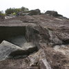 Looking up from the first pitch of The Black Sea at the Knobs on Echolocation.