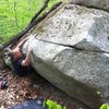 Eman on his fun V4ish traverse.