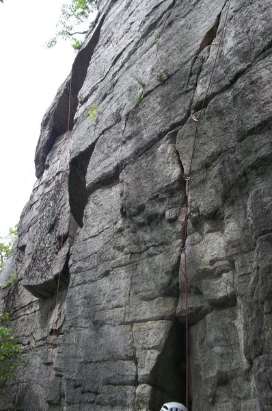 Great crux sequence getting to the third piece of protection