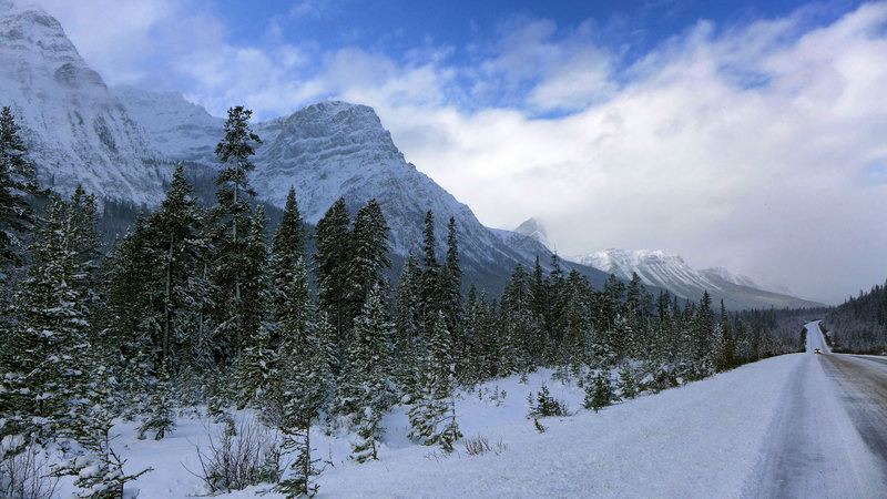 Icefields Highway.