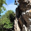 Zero rope drag on Chicago Overhang - Peter Duckett