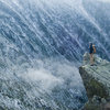 Auto-timer shot looking into King Ravine on solo descent of Mt Adams, Gorham, NH. Oct 2010.