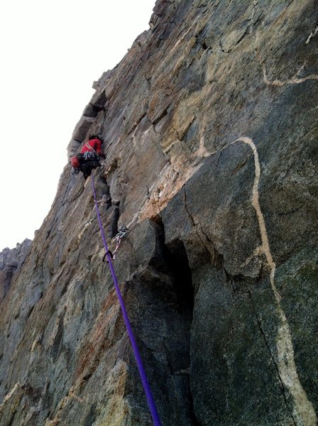 Jake having way to much fun on crux pitch!