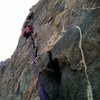 Jake having way to much fun on crux pitch!