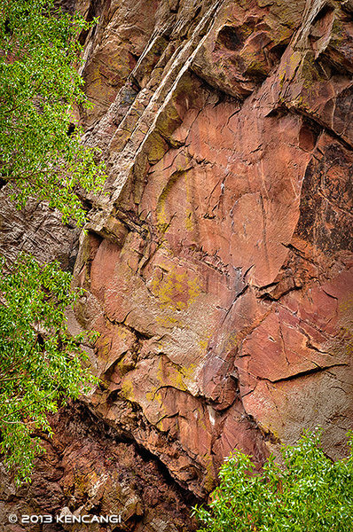 Crux pitch of Genesis from an innocuous angle. A great pitch that deserves much more traffic. 