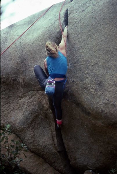 1986 Bouldering competition.