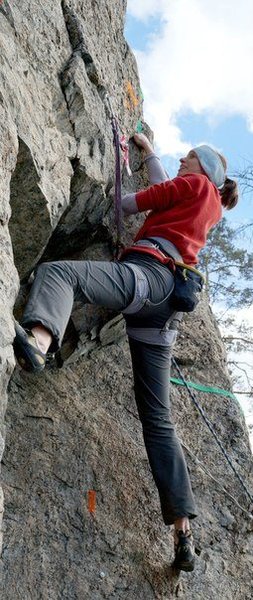 Climbing competition between mounteieeres