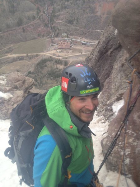 Happy ice climber! Warm too.