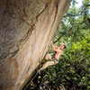 Andy Patterson, nearing the last crux.