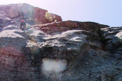 Ralph, about 15 feet from the chains on the first pitch.
