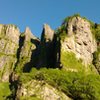 Sunset Buttress and some of the bigger climbs in Pinnacle Bay on the South side of Cheddar gorge