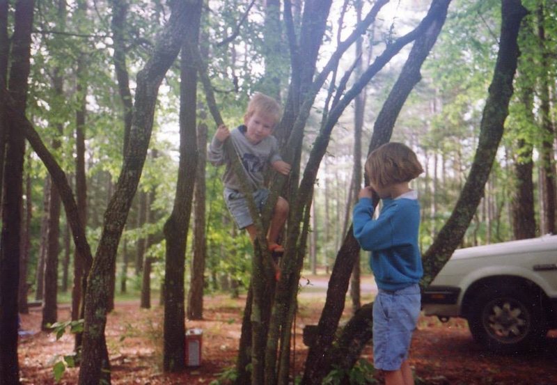 I caught the climbing bug young...