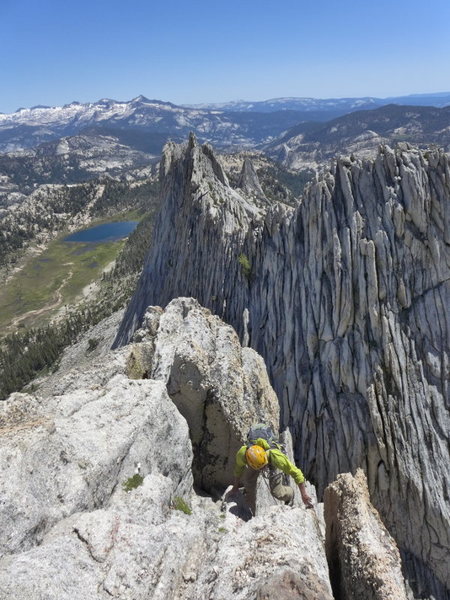 Ryan about to reach the N summit