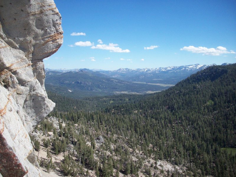 Looking South from belay